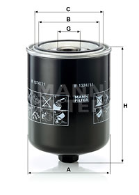Öljynsuodatin MANN-FILTER W 1374/11