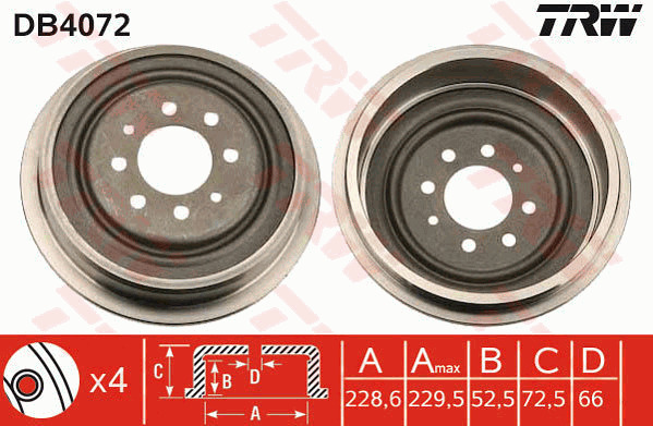 Jarrurumpu TRW DB4072