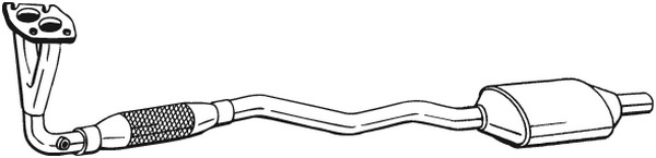 Jälkiasennuskatalysaattori BOSAL 099-638