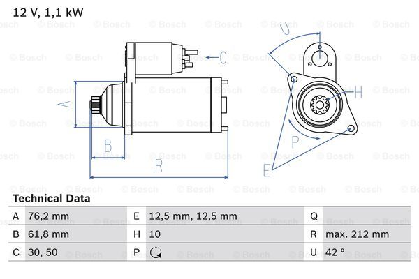 Startteri BOSCH 0 986 020 230