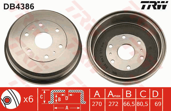 Jarrurumpu TRW DB4386