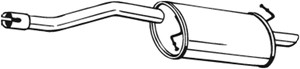 Takaäänenvaimentaja, FORD KA, KA Van, 1055111, 1055117, 1077987, 1091417, 1092119, 1110557, 1117931, 1217169, 1457190, 1457192