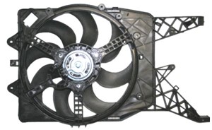 Tuuletin, moottorin jäähdytys, OPEL CORSA D, CORSA D Skåp/halvkombi, VAUXHALL CORSA Mk III, CORSAVAN Mk III, 1341398, 1341421, 55702058,