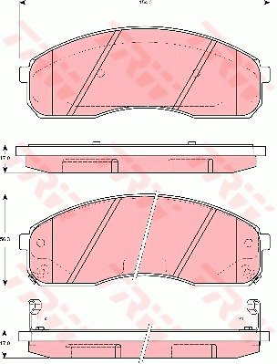 Jarrupalasarja, levyjarru TRW GDB3301