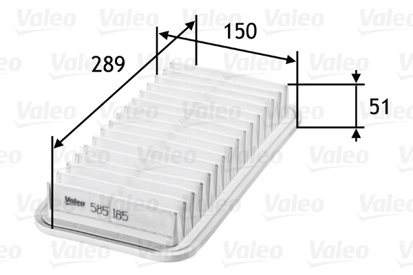 Ilmansuodatin VALEO 585185