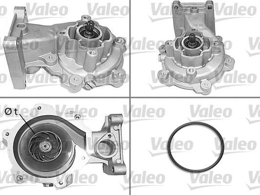 Vesipumppu VALEO 506693