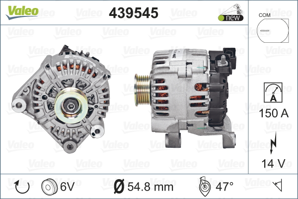Laturi VALEO 439545