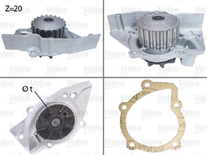 Vesipumppu, CITROËN,FIAT,PEUGEOT, 120150, 1201-50, 120161, 1201-61, 7554593, 7666244, 95625017, 95656567, 9565656788