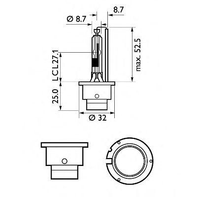 Kaukovalopolttimo PHILIPS 85126XVS1