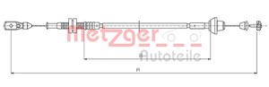 Kaasuvaijeri, FORD MONDEO I, MONDEO Sedan I, MONDEO Turnier I, 6898849