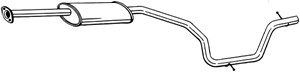 Keskiäänenvaimentaja, FORD GALAXY, MONDEO IV, MONDEO Sedan IV, MONDEO Turnier IV, MONDEO Van IV, S-MAX, 1377427, 1431186, 1457643, 14602