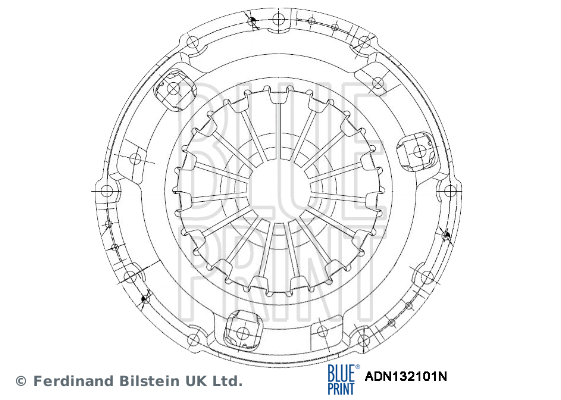 Kytkinasetelma BLUE PRINT ADN132101N