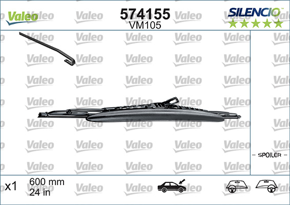 Pyyhkijänsulka VALEO 574155