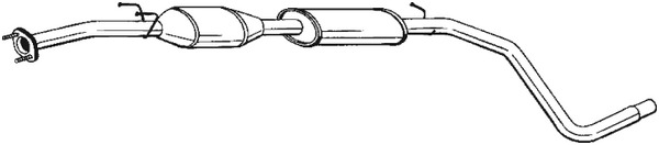 Jälkiasennuskatalysaattori BOSAL 099-773