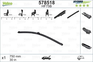 Pyyhkijänsulka, Etu, vasen, Etu, oikea, CITROËN,FORD, 16 115 880 80, 16 116 612 80, 1609883480, 1611558080, 1611588080, 1611631180, 1611