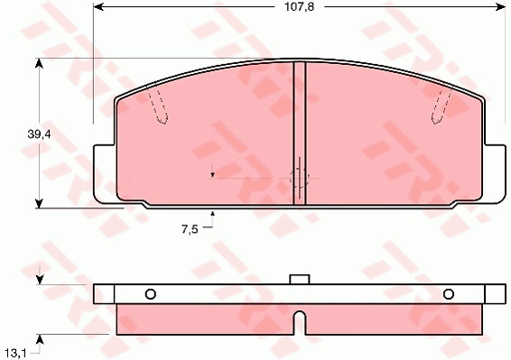 Jarrupalasarja, levyjarru TRW GDB1027