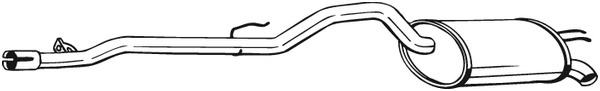 Takaäänenvaimentaja BOSAL 281-799