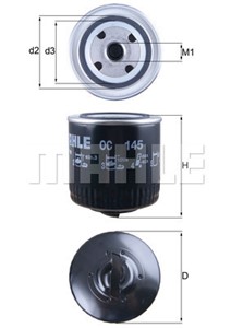 Öljynsuodatin, SEAT,SKODA,VW, 030115561C, 030115561D, 30115561C