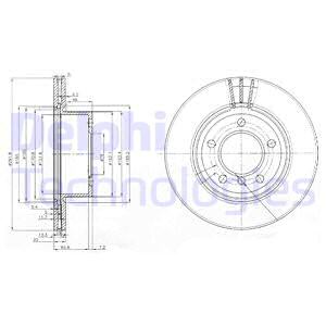 Jarrulevy DELPHI BG3900C