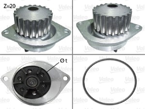 Vesipumppu, CITROËN,NISSAN,PEUGEOT,ROVER, 120158, 1201-58, 120197, 1201-97, 1201E4, 1201-E4, 1201E6, 1201-E6, 120725, 1207-25, 210106F90