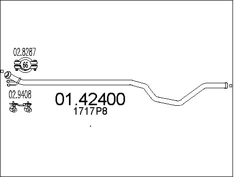 Pakoputki MTS 01.42400