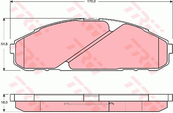 Jarrupalasarja, levyjarru TRW GDB3394