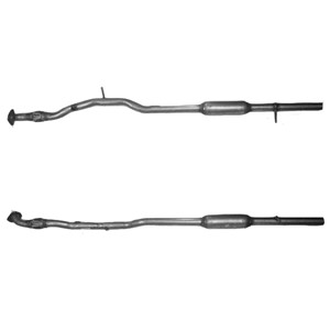 Pakoputki, Keskellä, OPEL AGILA, VAUXHALL AGILA Mk I, 13204576, 24430559, 5852147, 5852479, 5854479