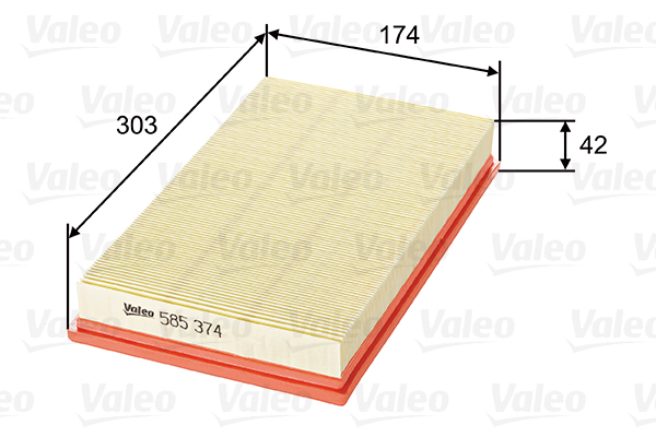Ilmansuodatin VALEO 585374
