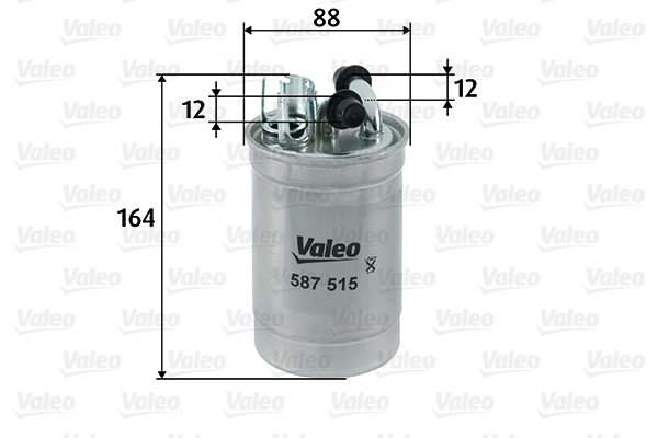 Polttoainesuodatin VALEO 587515