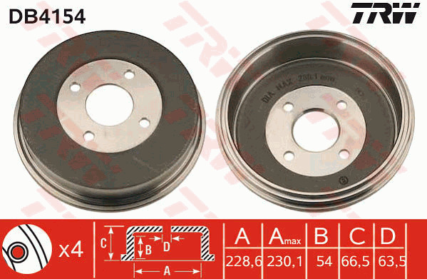 Jarrurumpu TRW DB4154