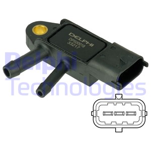 Sensori, pakokaasupaine DELPHI DPS00018