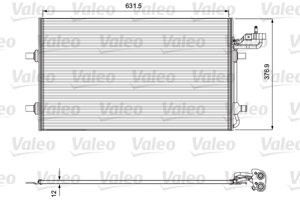 Lauhdutin, ilmastointilaite VALEO 814323
