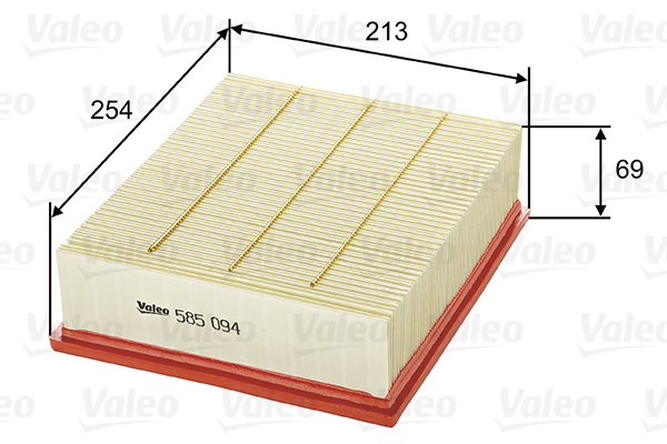 Ilmansuodatin VALEO 585094