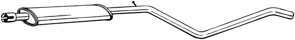 Keskipönttö BOSAL 285-455
