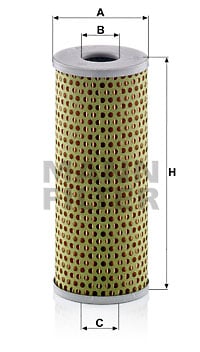 Öljynsuodatin MANN-FILTER H 729