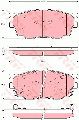 Jarrupalasarja, levyjarru TRW GDB3253