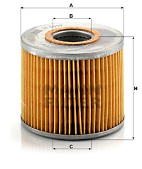 Öljynsuodatin MANN-FILTER H 1017 n