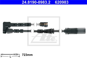 Kulumisenilmaisin, jarrupala, Etuakseli, Etuakseli, vasen, BMW,MINI, 34 35 6 865 613, 34 35 6 888 167