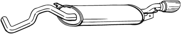 Takaäänenvaimentaja BOSAL 281-505