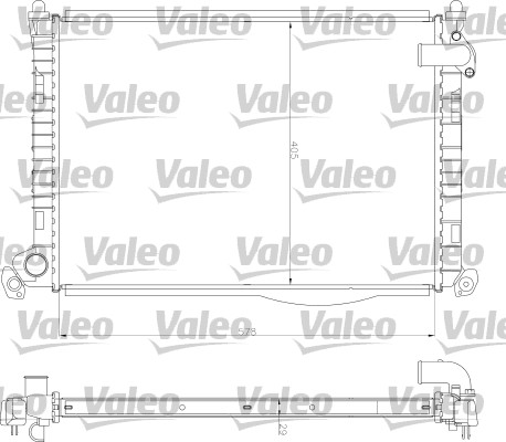 Jäähdytin,moottorin jäähdytys VALEO 734327