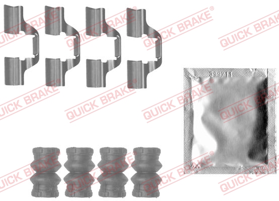 Tarvikesarja, jarrupala QUICK BRAKE 109-1827