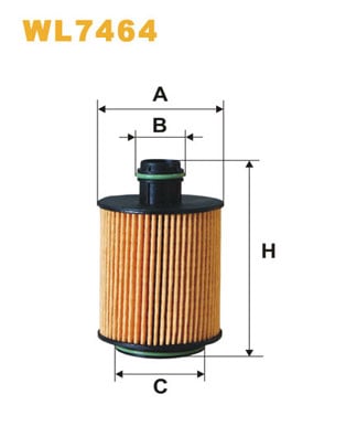 Öljynsuodatin WIX FILTERS WL7464