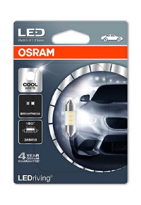 Bulb, interior light OSRAM 6431CW-01B
