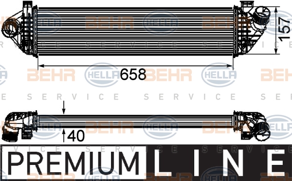 Välijäähdytin HELLA 8ML 376 746-581