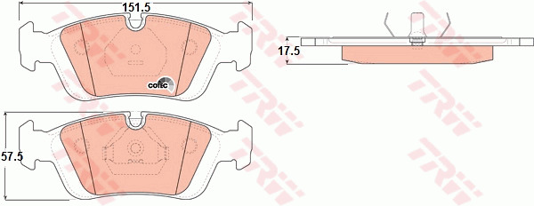 Jarrupalasarja, levyjarru TRW GDB1100