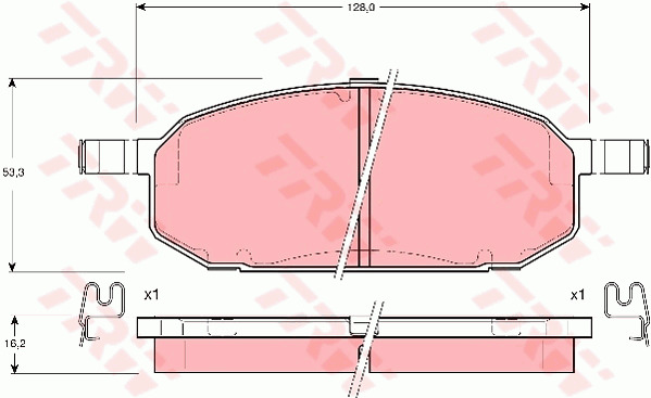 Jarrupalasarja, levyjarru TRW GDB3153