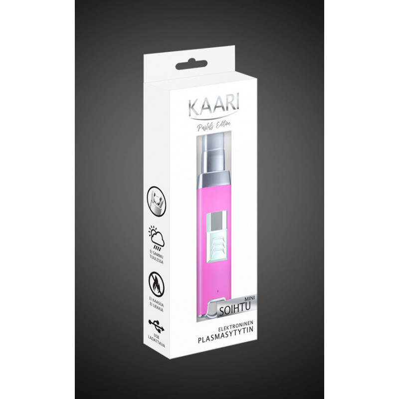 Kaari Soihtu Mini Plasmasytytin Pinkki