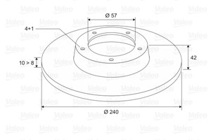 Jarrulevy, Taka-akseli, OPEL,VAUXHALL, 569108, 569111, 9117771, 9196587, 95526642