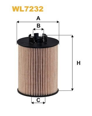 Öljynsuodatin WIX FILTERS WL7232