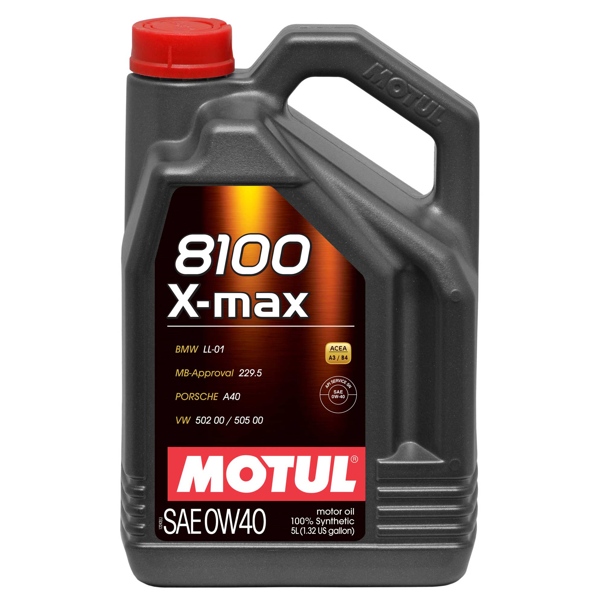 Moottoriöljy MOTUL 8100 X-MAX 0W40 5L